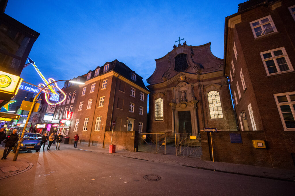 Große Freiheit 36, St. Joseph Kirche (c) S. Jakobsen, www.kult-kieztouren.de